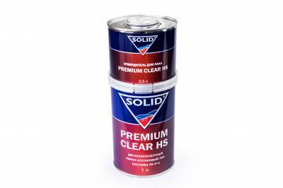 Лак двухкомпонентный Premium Clear HS, Solid 750 мл Лак двухкомпонентный Premium Clear HS, Solid 750 мл фото | Европроект Tрейдинг