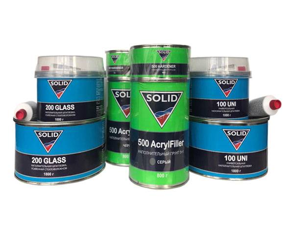 Линейка товаров Solid