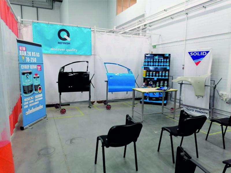 В четверг 4 июля прошел тренинг по новому лаку Q-refinish 70-250